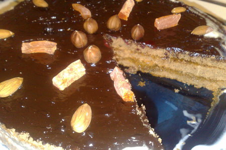 Медово- шоколадный тортик (быстрый): шаг 2