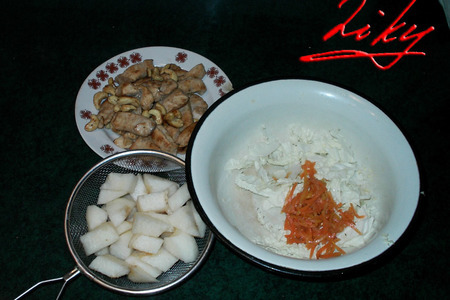 Горячий салат "жаркий пекин": шаг 6