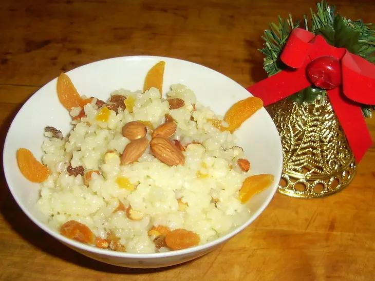 Кутья рождественская рисовая: шаг 3