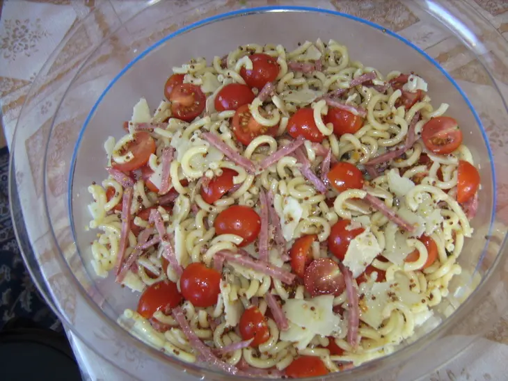 Салат макароны с руколой: шаг 3