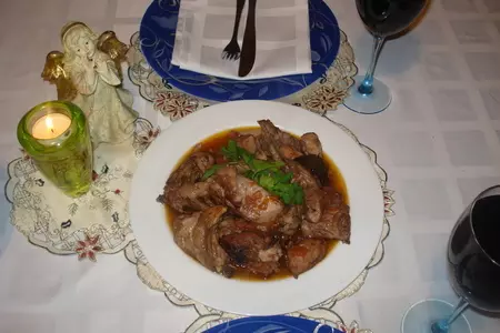 Кролик в красном вине: шаг 1