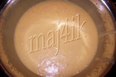 Рождественский слоёный торт с марципаном: шаг 1
