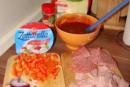 Пицца на скорую руку: шаг 3