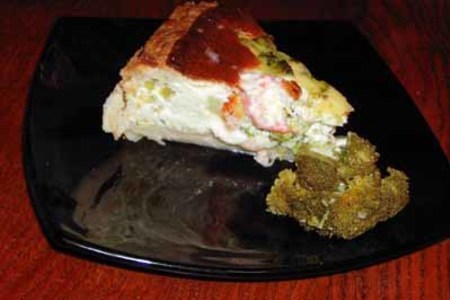 Пирог с креветками, брокколи и фетой: шаг 5
