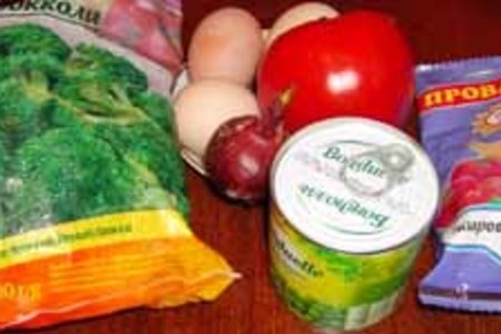 Салат с брокколи и фетой: шаг 1
