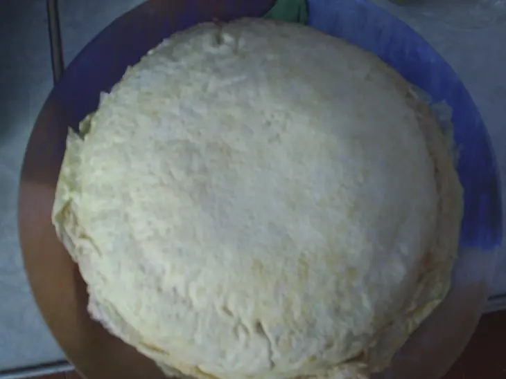 Блинная горка "пьяная вишня": шаг 1