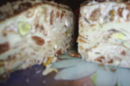Блинная горка "пьяная вишня": шаг 4