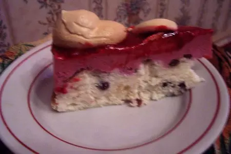 Торт воздушный малиново-творожный без муки: шаг 3
