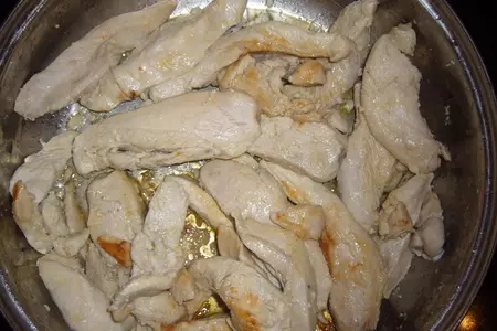 Фрикассе из курочки: шаг 1