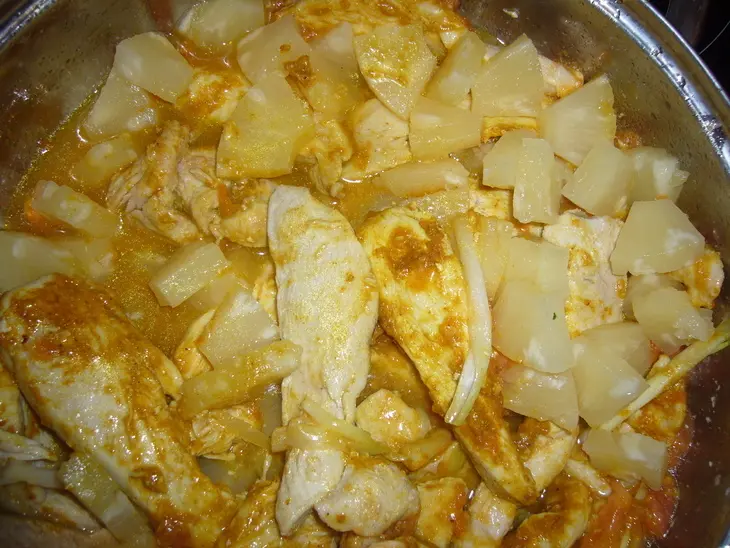 Фрикассе из курочки: шаг 5