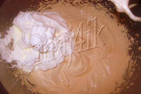 Рождественский торт "лабиринт" (шоколадный с кофейным кремом маскарпоне): шаг 7