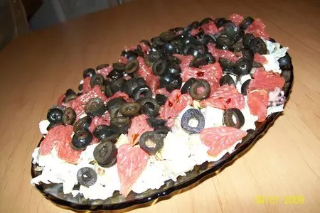 Легкий салат "морской коктейль": шаг 6