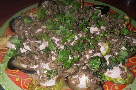 Горячий салат из баклажанов и баранины: шаг 6