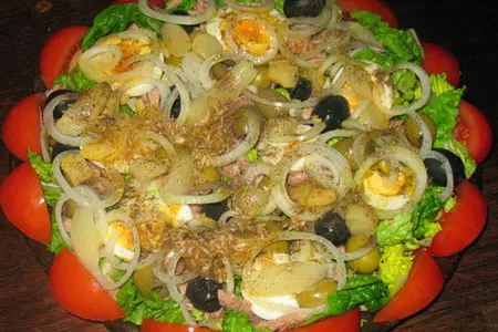 Салат "мадрид"  ensalada san isidro: шаг 1