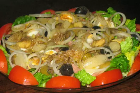 Салат "мадрид"  ensalada san isidro: шаг 2