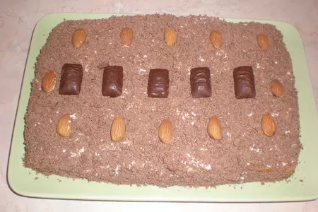 Торт из печенья с творожным кремом: шаг 1