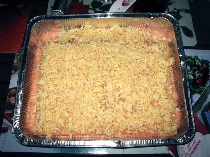 Лазанья овощная с грибами: шаг 6