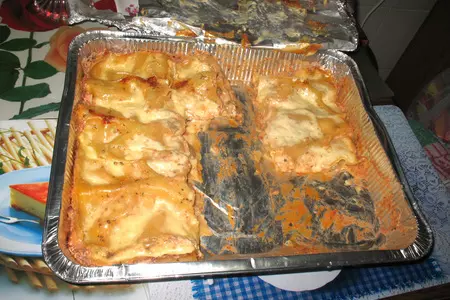 Лазанья овощная с грибами: шаг 8