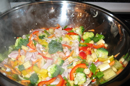 Курица с овощами в кисло-сладком соусе: шаг 4