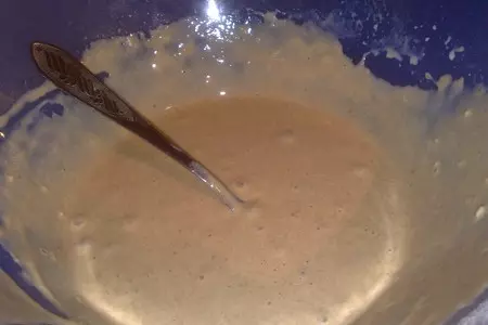 Тыквенные кусочки в кляре с миндальной глазурью: шаг 1