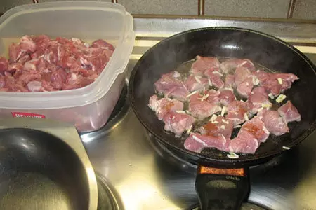 Баранина,жареная с паприкой и уксусом: шаг 2