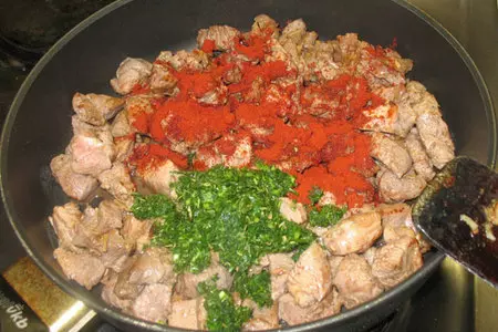 Баранина,жареная с паприкой и уксусом: шаг 3