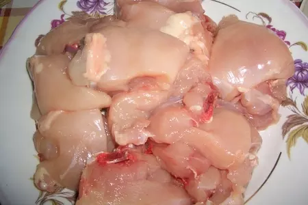 Курица в сметане "душечка": шаг 1