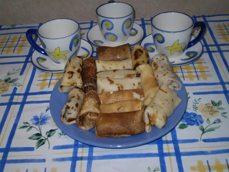 Нежное куриное мясо в блинчиках )): шаг 5