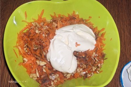 Салат морковный: шаг 2