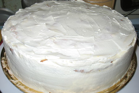 Торт из заварного теста с винным кремом.: шаг 6