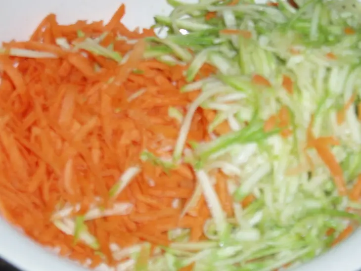 Овсяные кексы с овощами: шаг 2