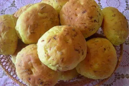 Капустные булочки "постный день": шаг 7