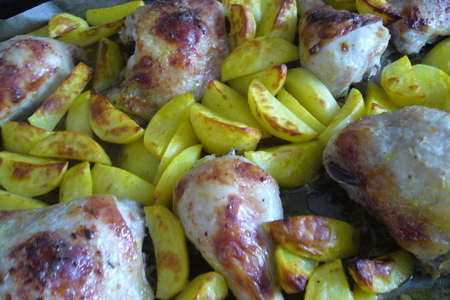 Запеченная курица с картошкой „у мамы в гостях“: шаг 5