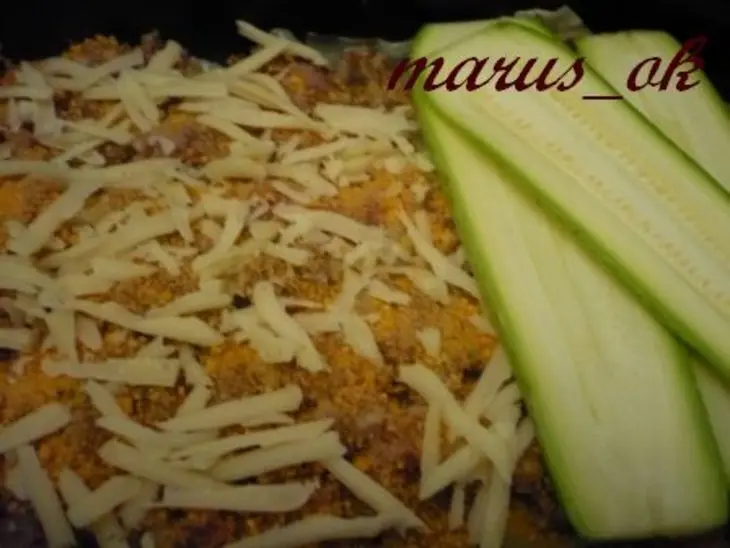 «лазанья» с капустой, цукини и тремя сырами: шаг 1