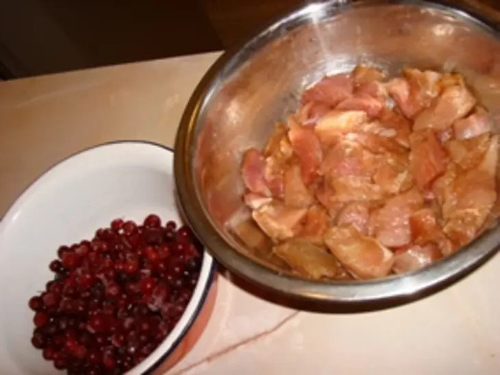 Индейка с клюквенным соусом: шаг 1