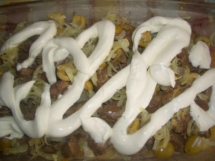 Куриная печень в сырной корочке: шаг 5