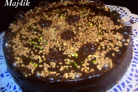 Торт "шоколадное наслаждение" (влажный, нежный, ну просто обалденно вкусный): шаг 6