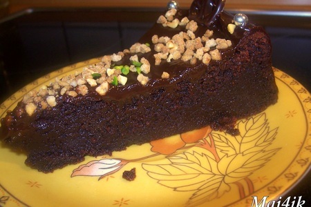 Торт "шоколадное наслаждение" (влажный, нежный, ну просто обалденно вкусный): шаг 8