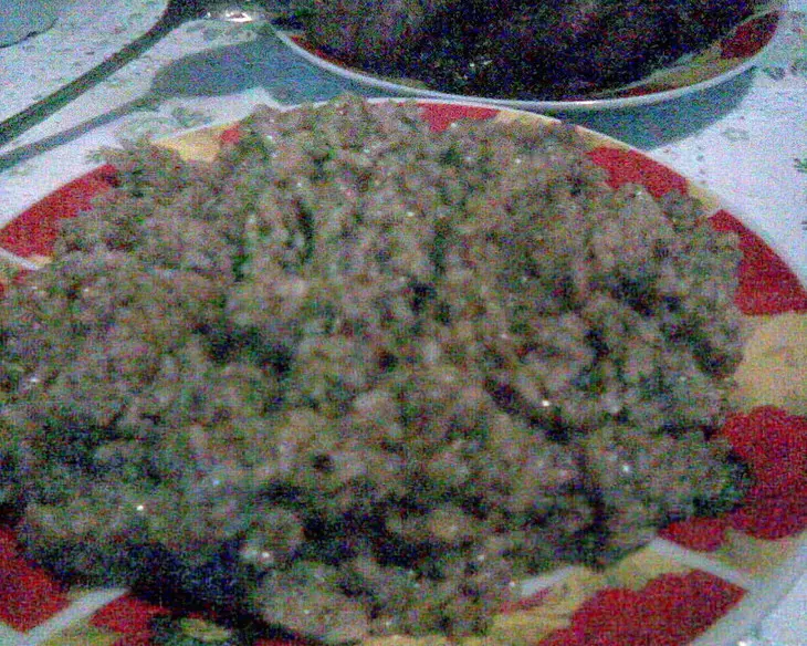 Пикантная рисовая запеканочка с куриной печенью и черносливом: шаг 2
