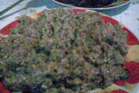 Пикантная рисовая запеканочка с куриной печенью и черносливом: шаг 2