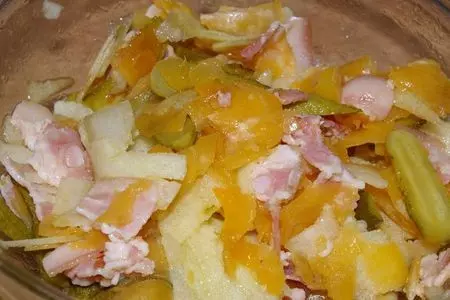 Салат с репкой "сказка": шаг 5