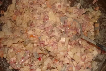 Винегрет с селедкой: шаг 3