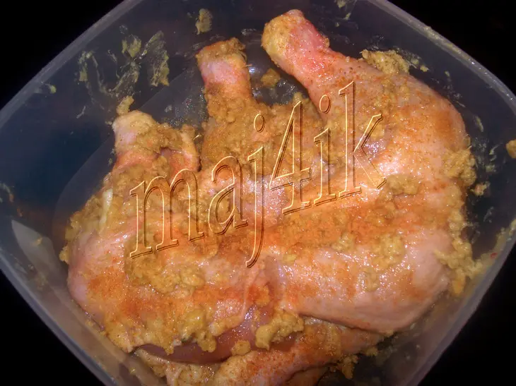 Нежная курочка с мёдом и орехами: шаг 4