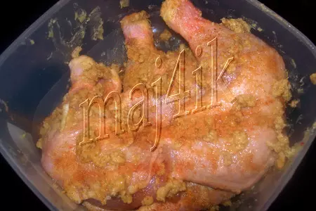 Нежная курочка с мёдом и орехами: шаг 4