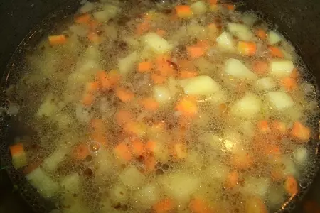 Тушеные овощи с мясом (с1 года): шаг 3