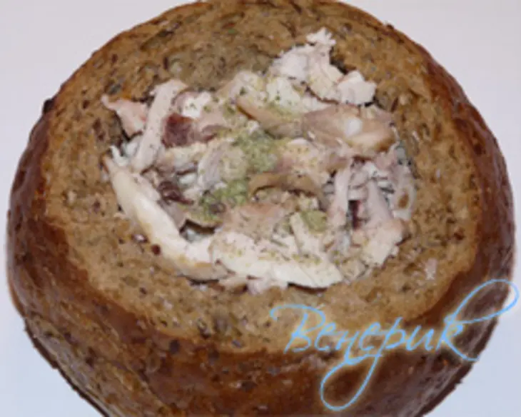 Жульен в булочке: шаг 3