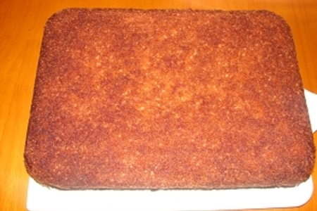 Пирог из кускуса с сиропом из чернослива: шаг 6