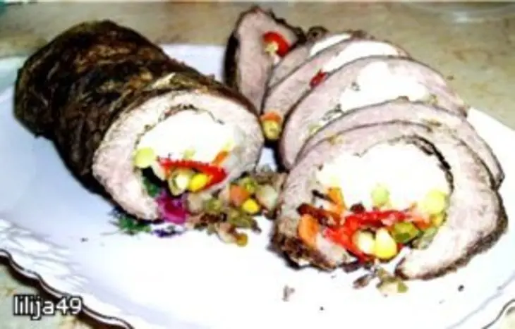 Мясной рулет.: шаг 1