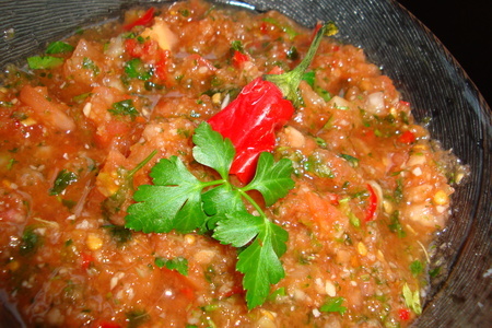 Соус salsa mexicana: шаг 1