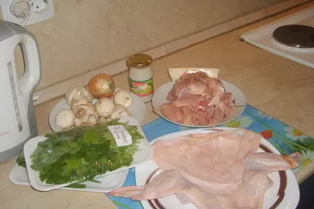 Курица...фаршированная.. дубльстописят!! мой первый куренок!: шаг 1